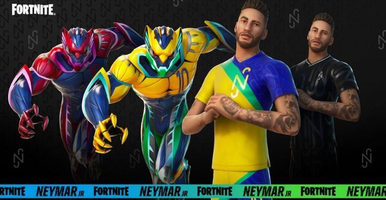 Fortnite: Epic Games revela skins do Neymar