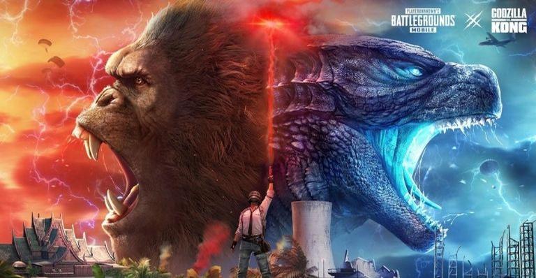 Godzilla e Kong invadem PUBG MOBILE em nova atualização
