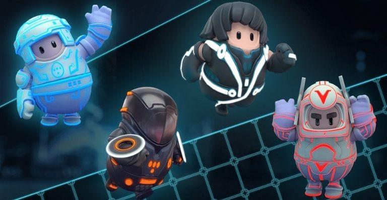 Mediatonic anuncia lançamento de skins inspiradas em Tron no Fall Guys