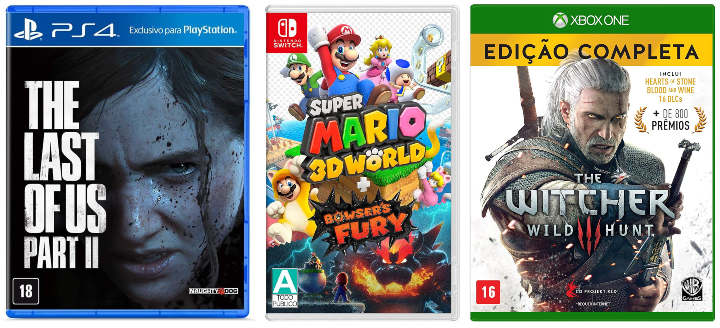 15 jogos incríveis para PlayStation, Xbox e Nintendo Switch na Amazon 