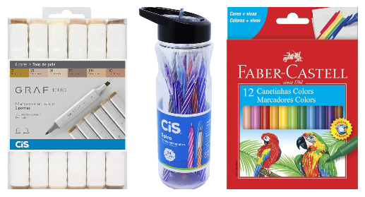 Itens de papelaria com 20% off para membros Prime na Amazon