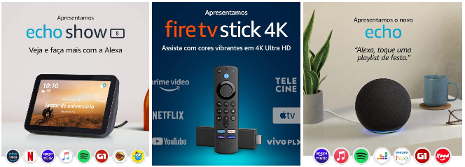 Dispositivos Amazon com desconto no Amazon prime Day