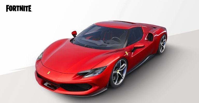 Fortnite adiciona Ferrari 296 GTB como novo carro do jogo
