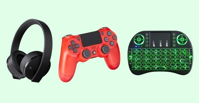 Headsets, controles, mouse, cadeira e muitos outros itens para jogar com qualidade