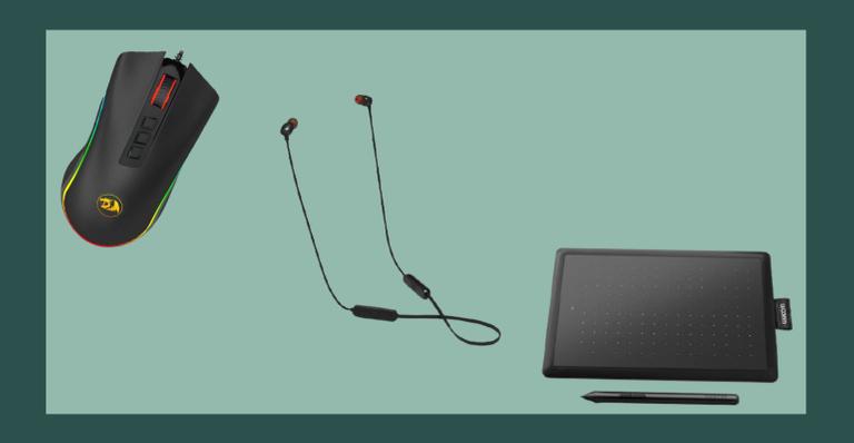 Caixa de som, cadeira gamer, webcam e mais: garanta itens versáteis para o dia a dia