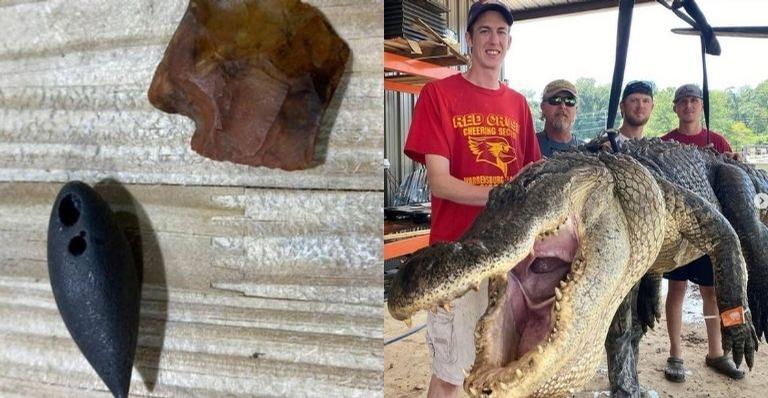 Caçadores americanos encontram itens de 10 mil anos em estômago de crocodilo