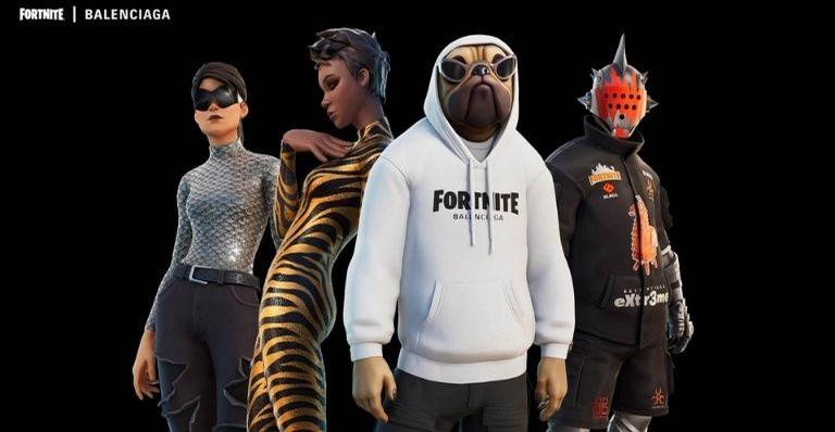 Novas skins da marca de luxo Balenciaga chegam ao Fortnite