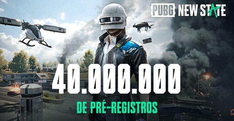 PUBG: NEW STATE ultrapassa a marca de 40 milhões de pré-registros