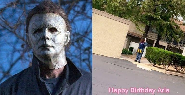 Menina viraliza no TikTok após convidar personagem de terror para aniversário