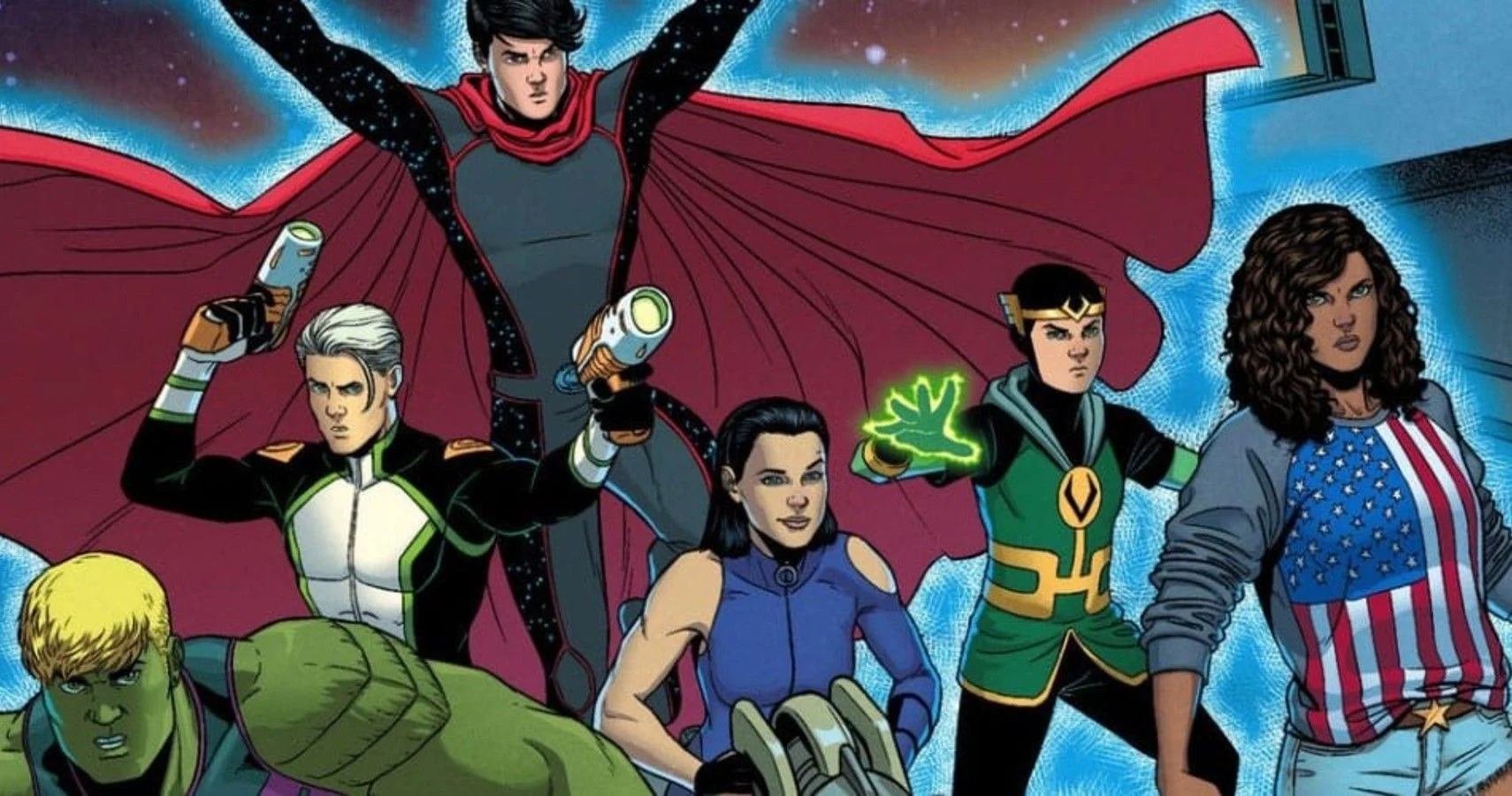 equipe dos jovens vingadores