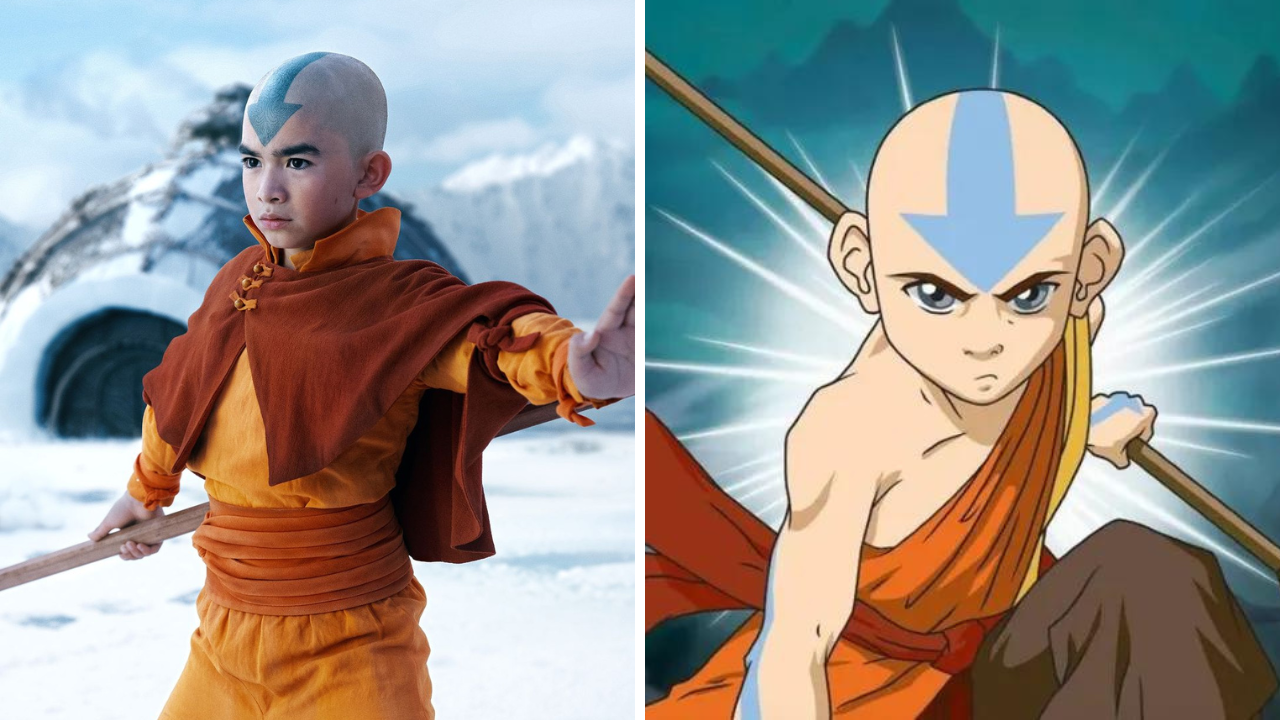 Compare o elenco e personagens de Avatar: O Último Mestre do Ar