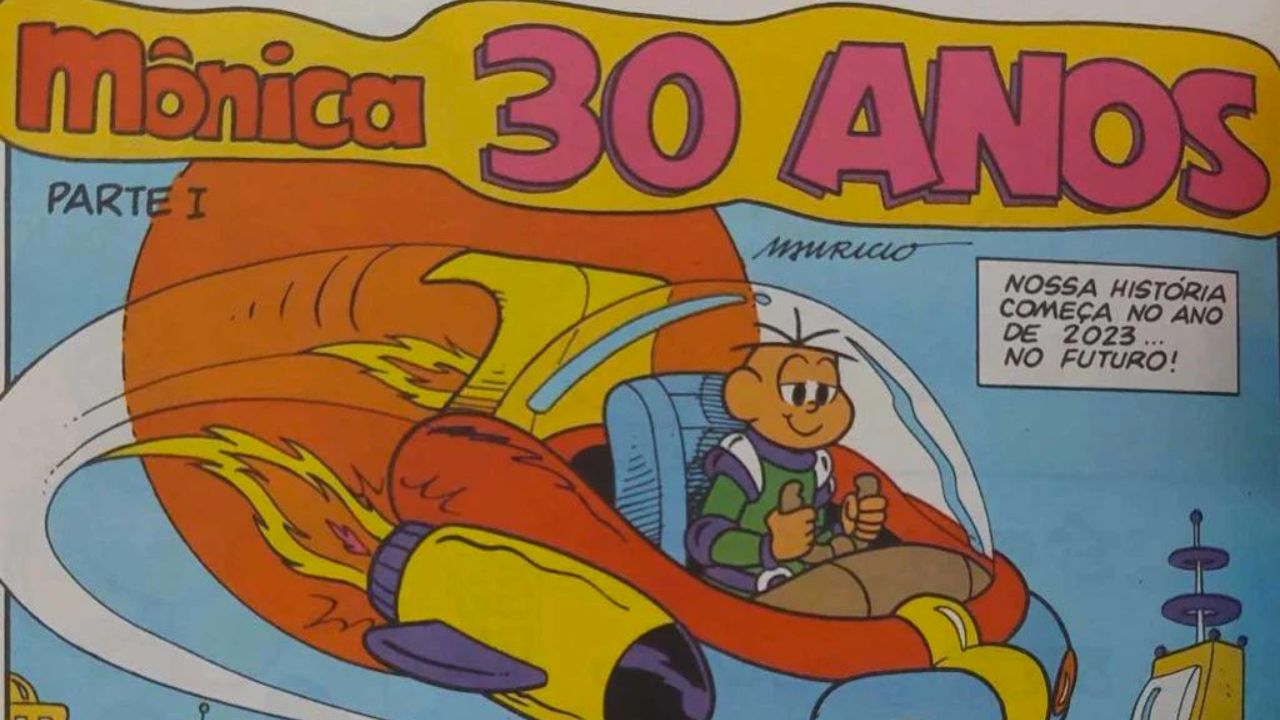 Trecho do gibi 'Mônica 30'