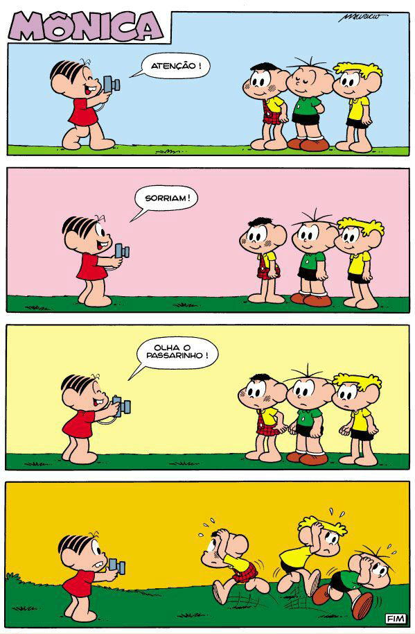 Tirinha Turma da Mônica